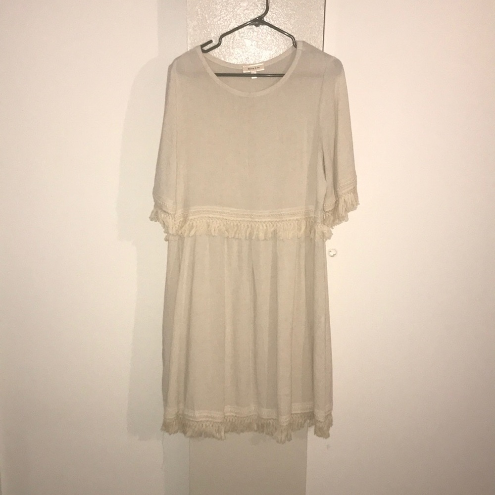 Cream Emilia dress